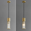 Elegant gold glass shade pendant lights kitchen & dining room