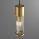 Elegant gold glass shade pendant lights kitchen & dining room