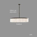 Elegant gold marble tiered pendant light for dining room