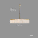 Elegant gold marble tiered pendant light for dining room