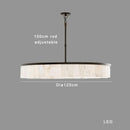 Elegant gold marble tiered pendant light for dining room