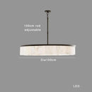 Elegant gold marble tiered pendant light for dining room