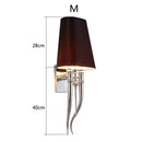 Elegant gold & silver iron claw horn wall sconce – bedroom pair