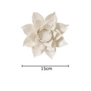 Elegant gold & silver porcelain peony wall ornaments living room decor