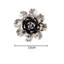 Elegant gold & silver porcelain peony wall ornaments living room decor