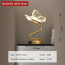 Elegant golden decorbites butterfly chandelier floor lamp bedroom