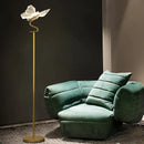 Elegant golden decorbites butterfly chandelier floor lamp bedroom