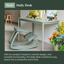 Elegant Home Office Desk with Effortless Assembly and Design