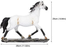 Elegant horse resin statue set living room decor