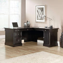 Elegant L-Shaped Desk with Spacious Surface in Wind Oak