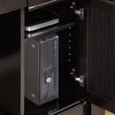 Elegant L-Shaped Desk with Spacious Surface in Wind Oak