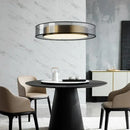 Elegant led dual purpose chandelier for living room pendant light
