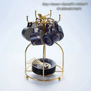 Elegant marble ceramic tea set – dining room gold pattern cups