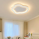 Elegant master bedroom chandelier modern white cloud led light