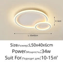 Elegant master bedroom chandelier modern white cloud led light