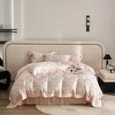 Elegant mint floral eucalyptus fiber bedding set bedroom decor