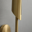 Elegant modern gold wall lamp bedroom sconce with frosted glass bulb