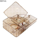 Elegant rose gold & silver jewelry boxes bedroom diamond organizers