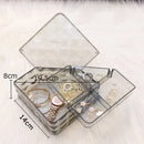 Elegant rose gold & silver jewelry boxes bedroom diamond organizers