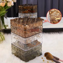 Elegant rose gold & silver jewelry boxes bedroom diamond organizers