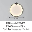 Elegant round gold wall sconces for bedroom indoor lighting