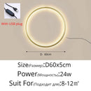 Elegant round gold wall sconces for bedroom indoor lighting