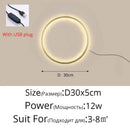 Elegant round gold wall sconces for bedroom indoor lighting