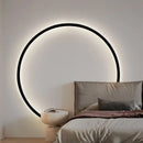 Elegant round gold wall sconces for bedroom indoor lighting