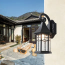 Elegant Sand Black Wall Lamp Decorative with LED and Bubble Glass Finish