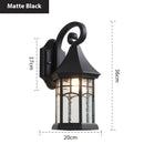 Elegant Sand Black Wall Lamp Decorative with LED and Bubble Glass Finish