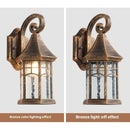 Elegant Sand Black Wall Lamp Decorative with LED and Bubble Glass Finish