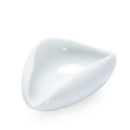 Elegant white ceramic dose trays and tea spoon set for kitchen