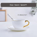 Elegant white & gold bone china tea set – dining room porcelain teapot
