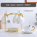 Elegant white & gold bone china tea set – dining room porcelain teapot
