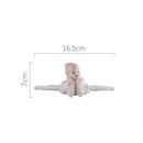 Elegant white porcelain ballet girl figurine set bedroom decor