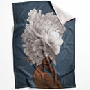 Elegant Woman A Blanket