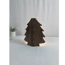 Elegant Wooden Christmas Lamp with Foldable Design for Warm Lighting