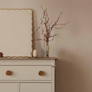 Wavy Mirror - Rectangular Antique Brass Mirror