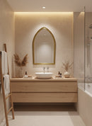 Handmade Engraved Mirror - Brass Arch Mirror