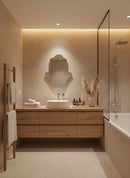 Gold Hamsa Mirror - Brass Handmade Mirror