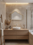 Antique Brass Mirror - Cloud Brass Wall Mirror