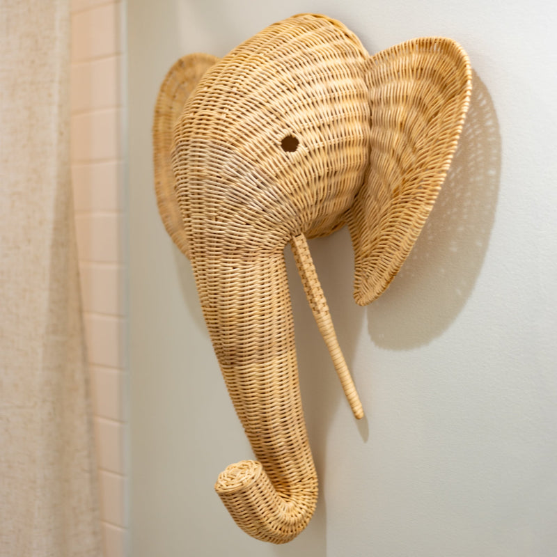 Elephant Head Wall Decor