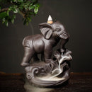 Auspicious Elephant Backflow Incense Burner