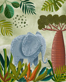 Nursery Safari Prints - Luster Paper Nursery Wall Art Prints