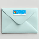 Elf Christmas Address Label