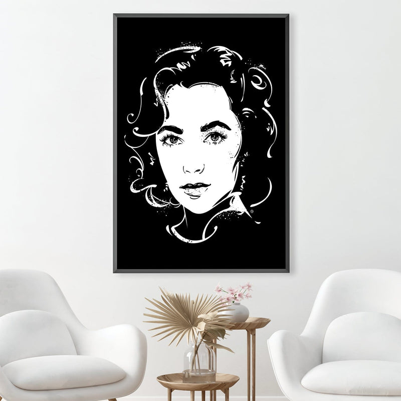 Elizabeth Taylor Canvas