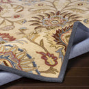 Caesar 1116 Hand Tufted Beige & Rust Wool Rug