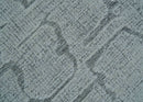 Ella Custom Made Contemporary Gray And Ivory Hand Tufted wool rug