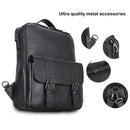 Elmira Leather Laptop Backpack for Men and Women