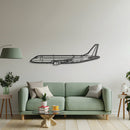 EMJ-175 Metal Aircraft Wall Art - NCP0176